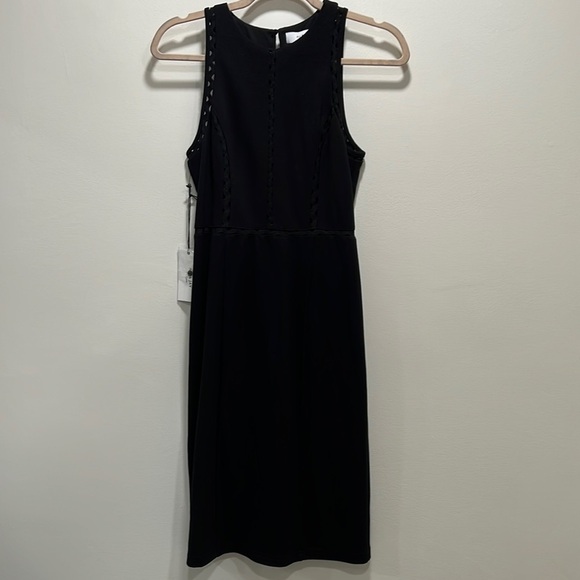 𝅺ALI & Jay First Point Rickrack Trim Sheath Dress XS - Picture 1 of 11